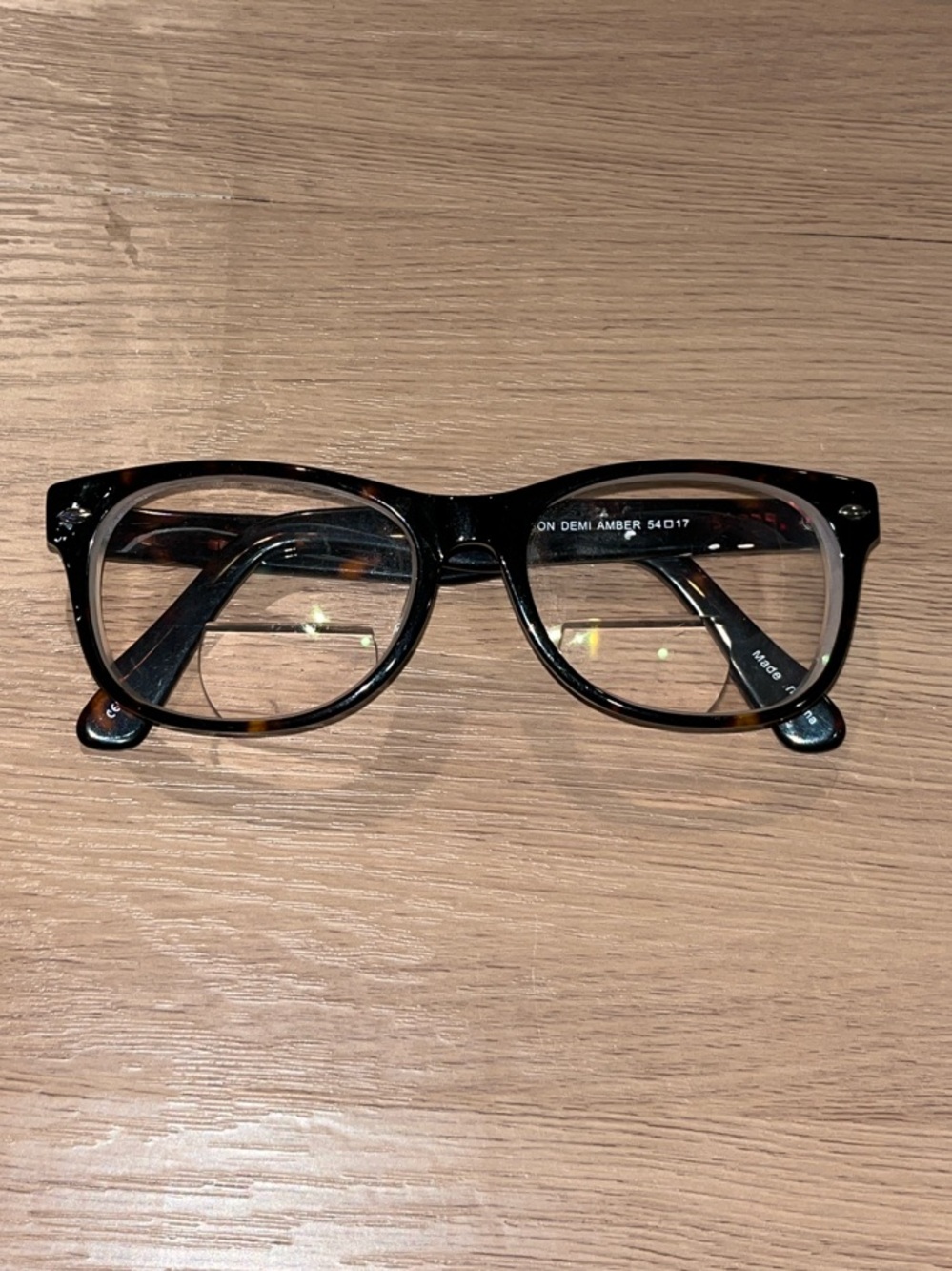 modz eyeglasses modern jackson demi amber tortoise shell eyeglasses
